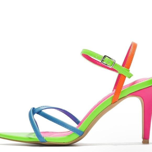 Cape Robbin Heels for Women, Strappy Womens Heels, Chic Shoes Size 7 - Picture 2 of 11